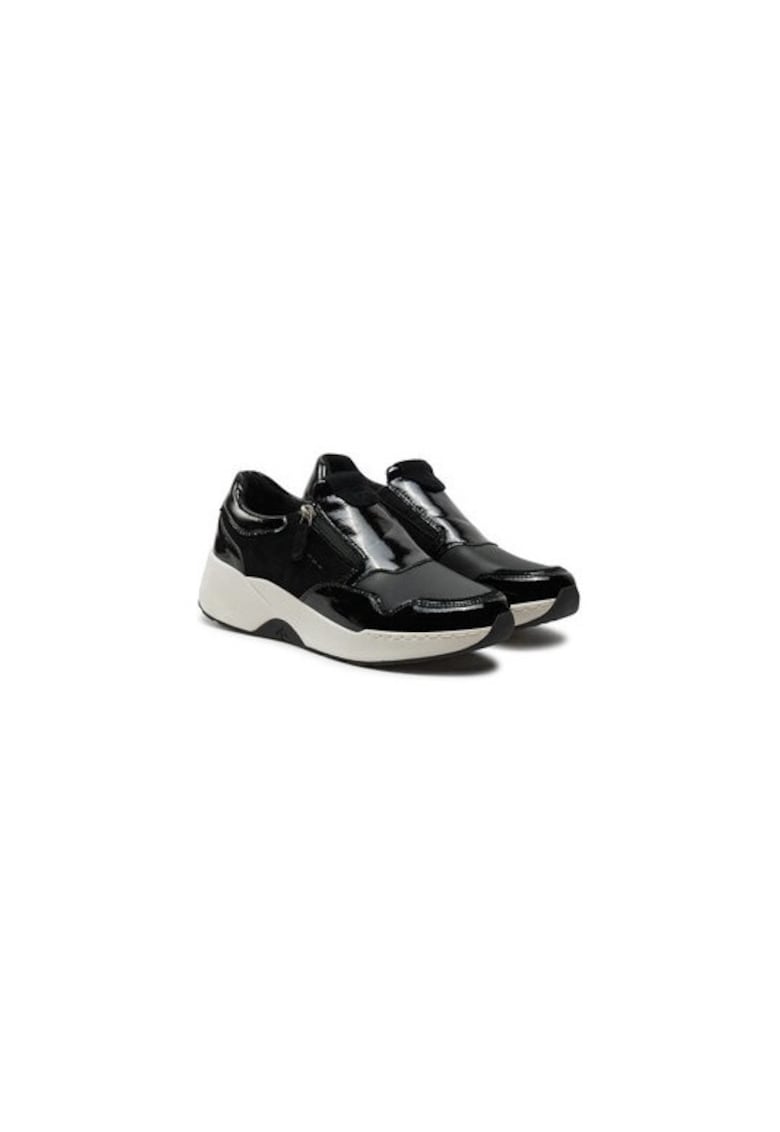 Pantofi sport dama  304272059 - Piele ecologica - Negru