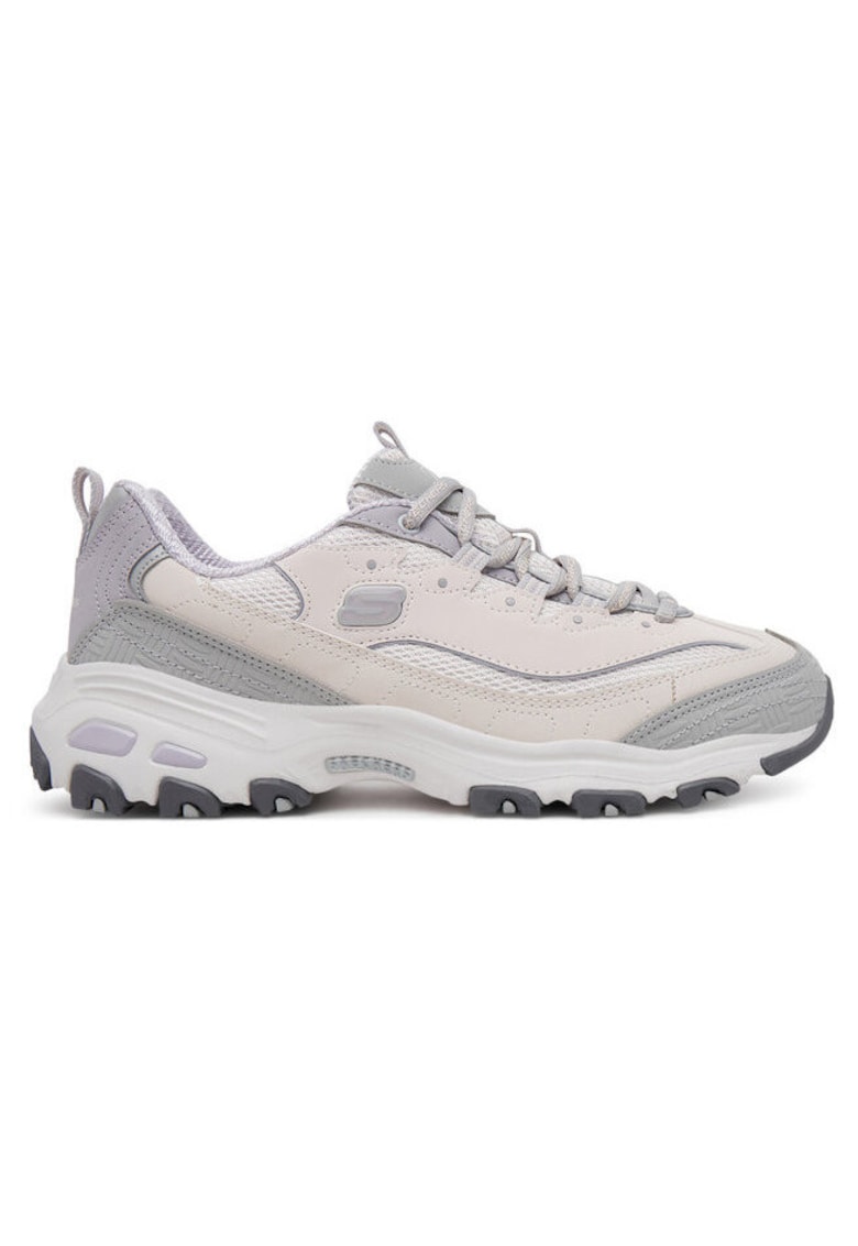 Pantofi sport dama din piele ecologica - Gri