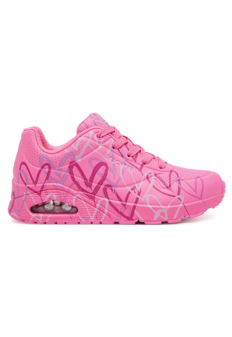 Pantofi sport roz pentru femei Uno - Spread The Love - Roz