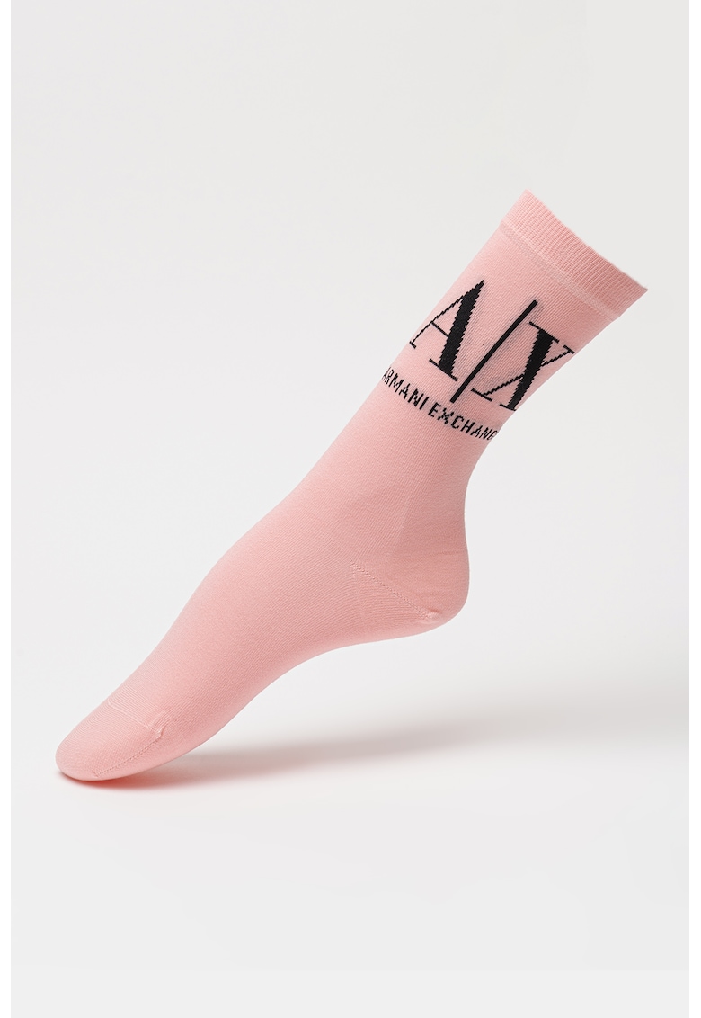 Sosete lungi cu imprimeu logo