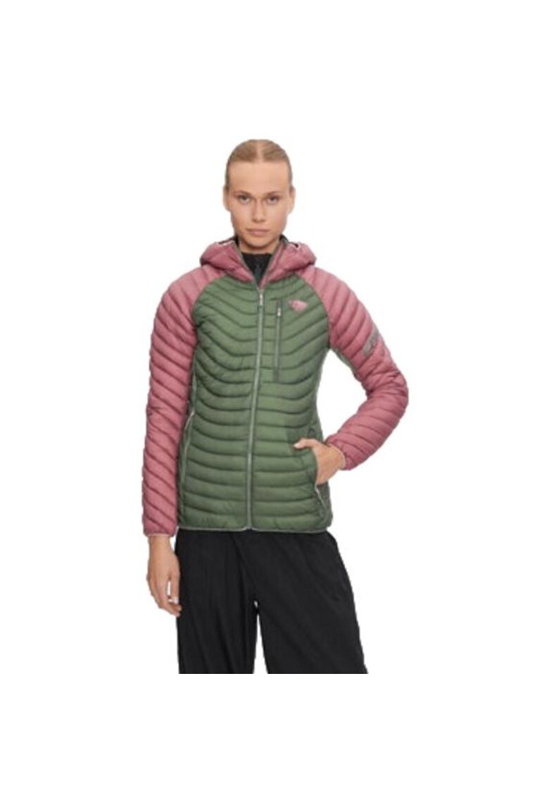 Jacheta sport femei 08-70915 - sintetic - plastic - verde roz -