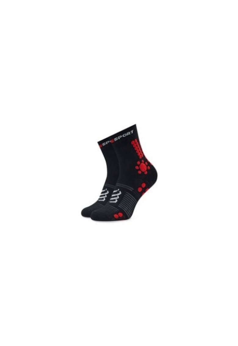 Sosete sport Pro Racing V4.0 Trail - unisex - inaltime mare - negru