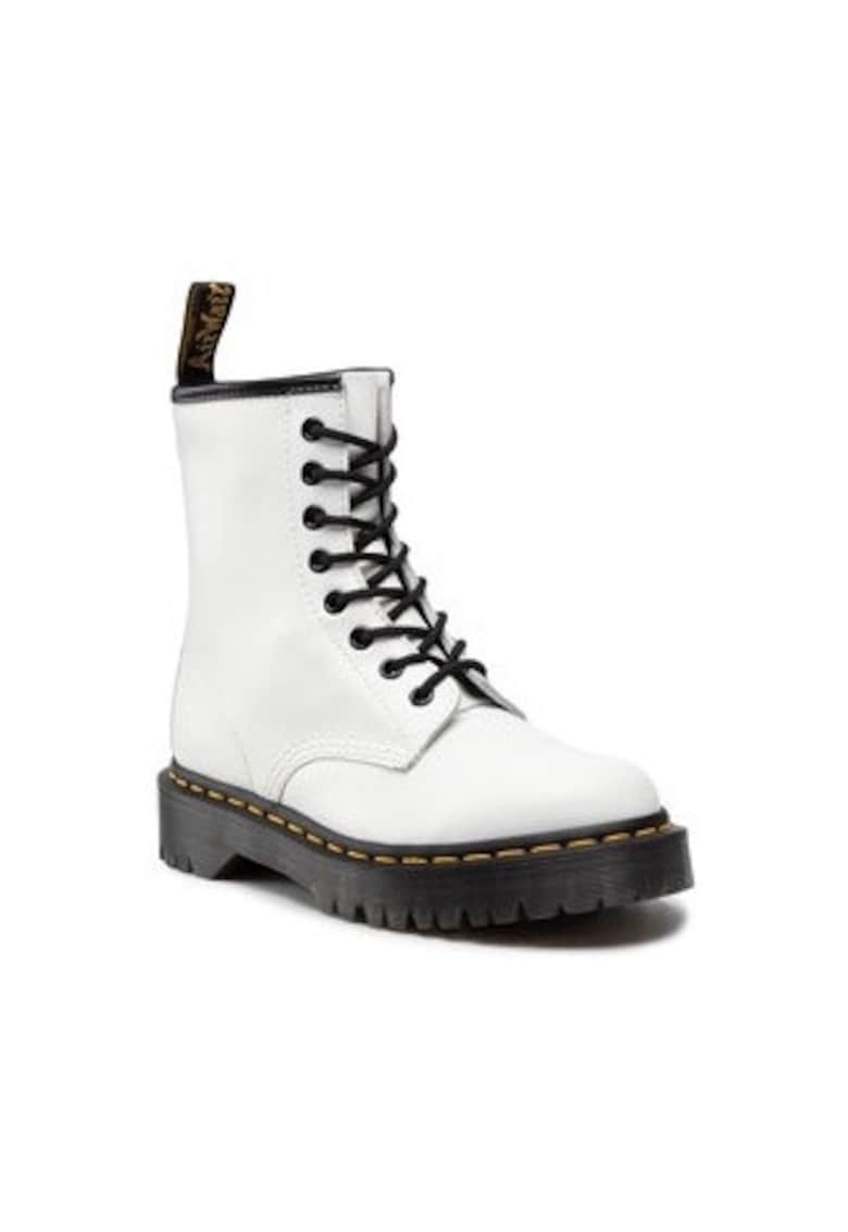 Ghete dama Dr.Martens Glany Smooth - piele naturala - alb - 36