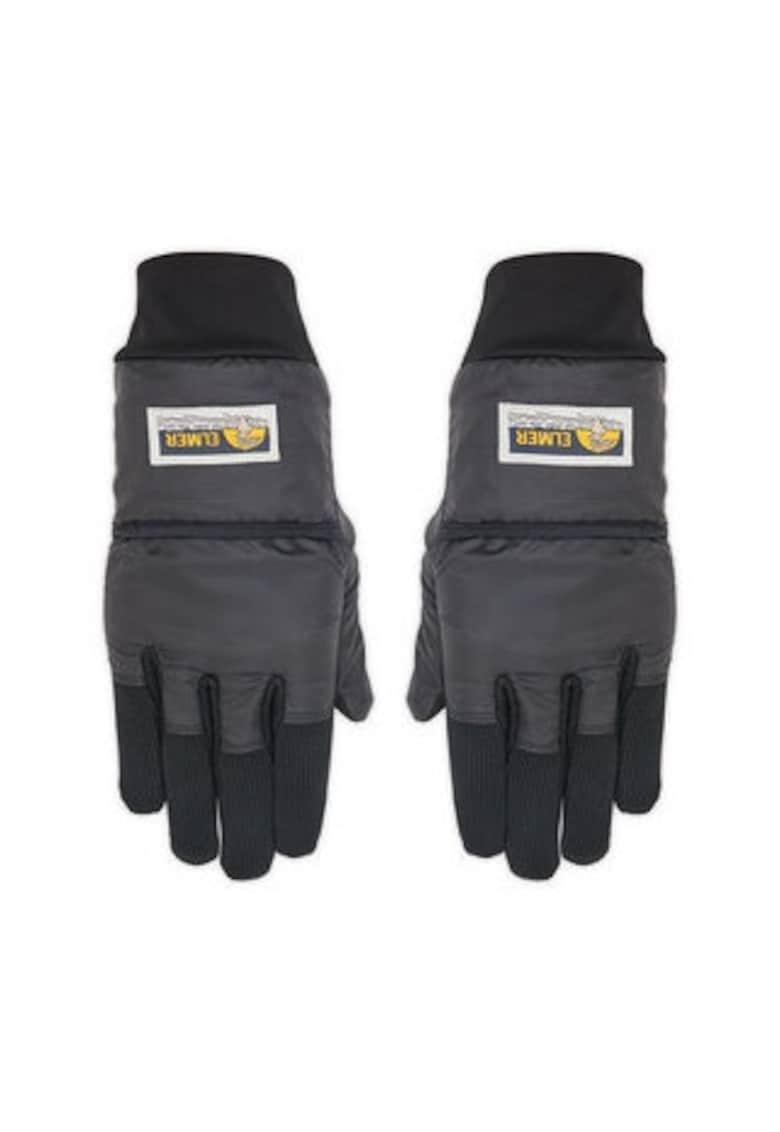 Manusi barbatesti - Elmer - negre - material - poliester - L