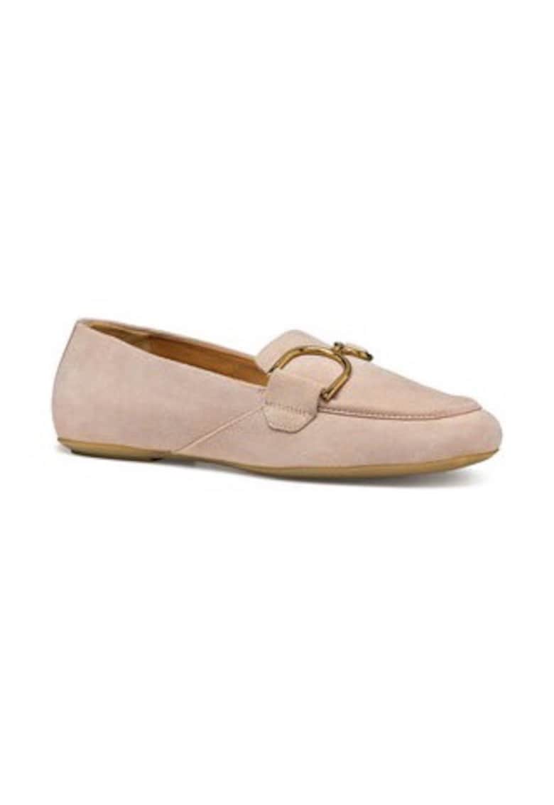 Mocasini dama  D Palmaria - roz - piele naturala - Mocasini dama  D Palmaria - roz - piele naturala -