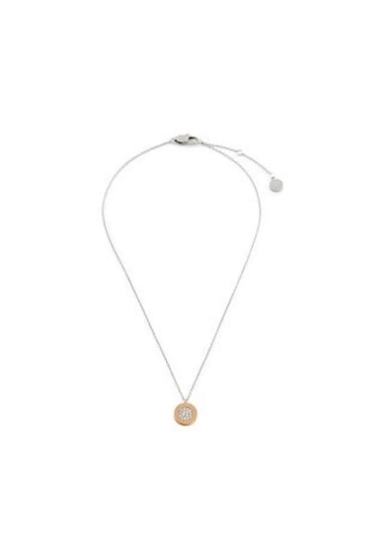 Colier dama - argintiu - metal