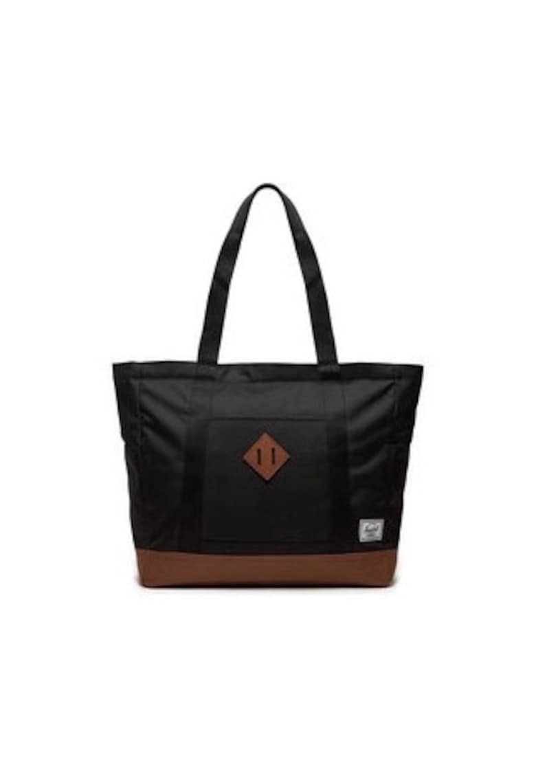 Geanta dama  Heritage Tote - textil/piele ecologica - 14.4x15.6 cm - neagra