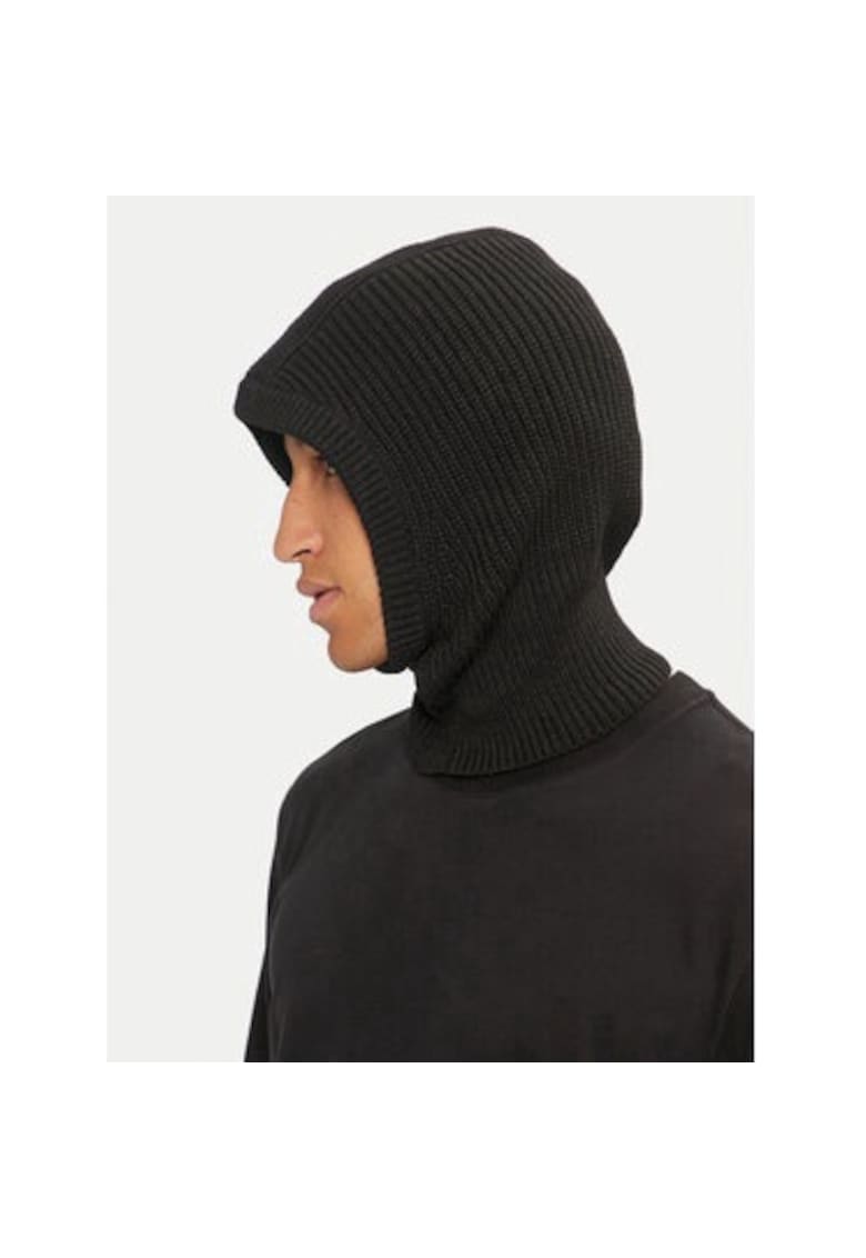 Caciula Jack Jones Ray - neagra - material sintetic