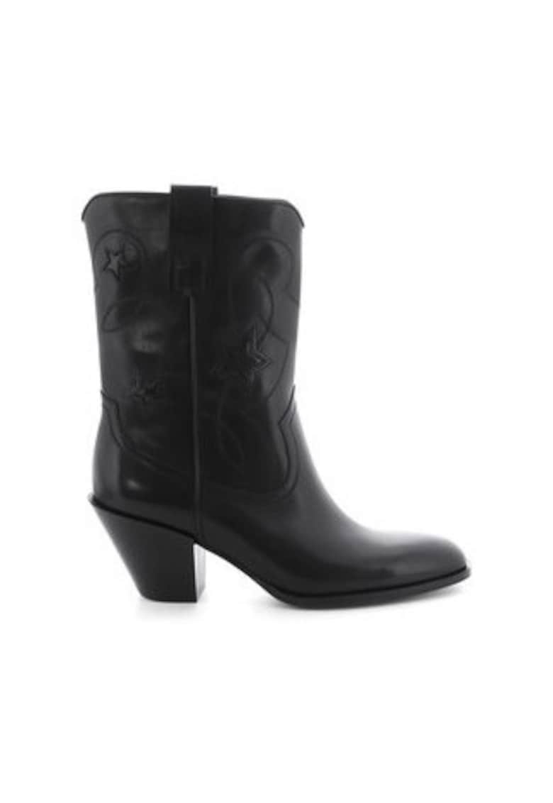 Ghete dama Ola 41-68560.320 negre - piele naturala -