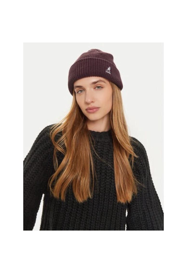 Caciula dama Cardinal 2 Way Beanie - violet - material sintetic