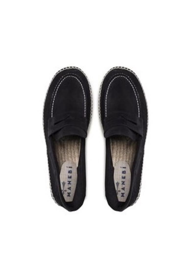 Espadrile dama - plastic - bleumarin -
