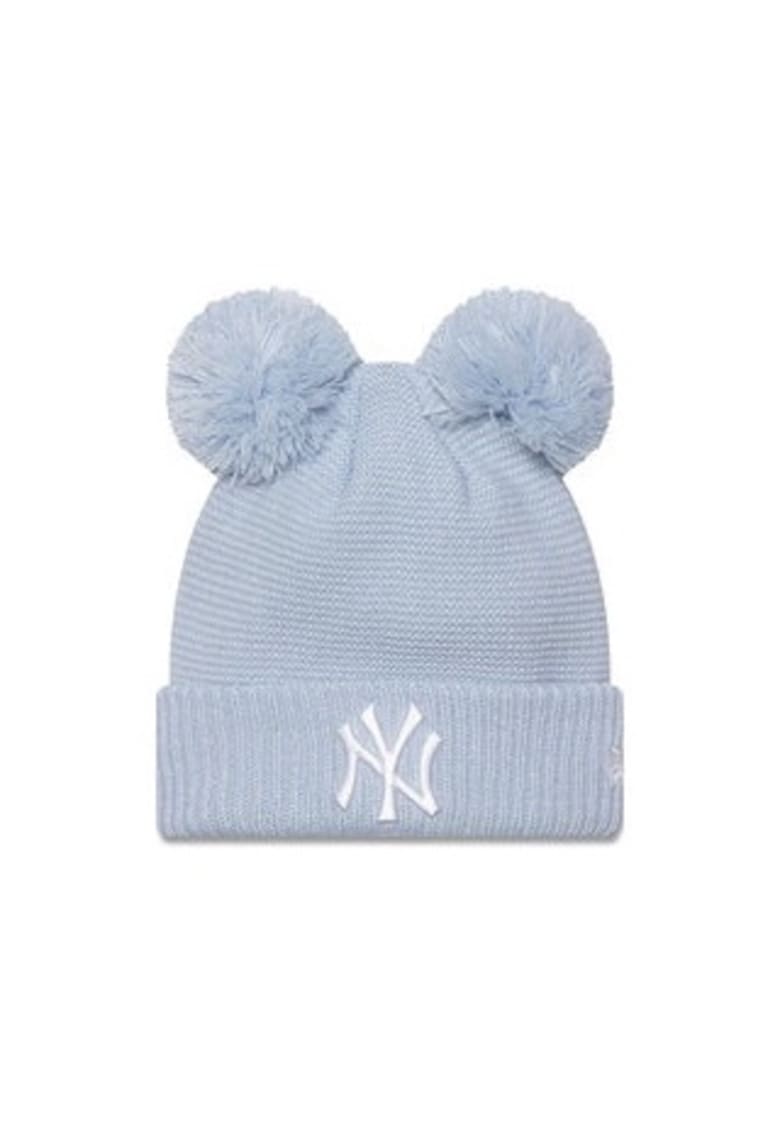 Caciula dama Double Pom Bea - acril - albastru Caciula dama Double Pom Bea - acril - albastru