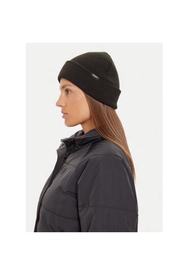 Caciula  Tropical Snow - neagra - material sintetic