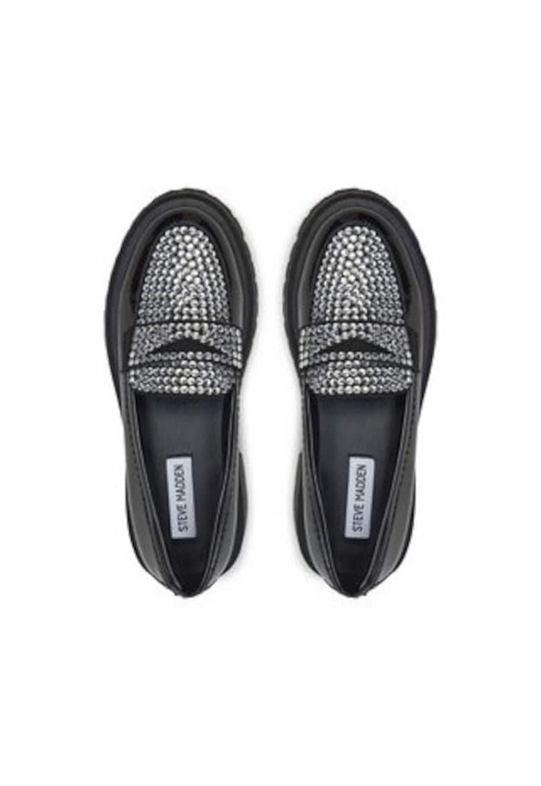 Mocasini dama - negru - piele ecologica - 44794