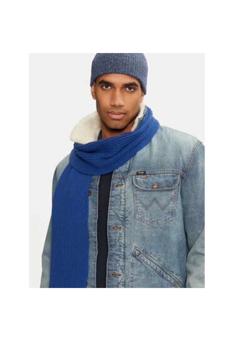 Fular barbati -  model 1302U0723 - granat - material sintetic