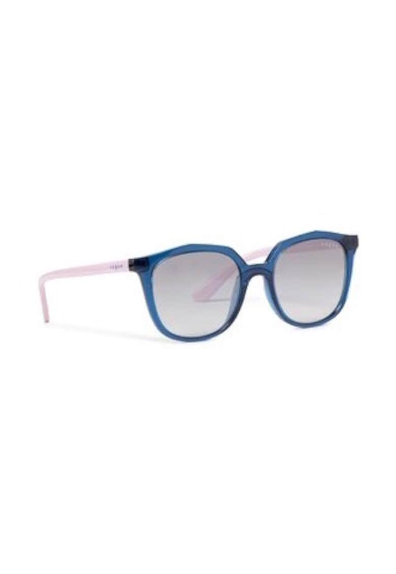 Ochelari de soare dama - Plastic - albastru/roz