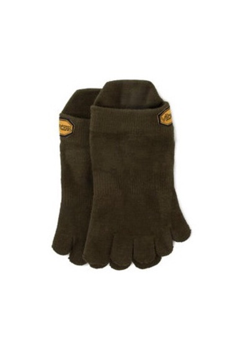 Sosete cu degete unisex Athletic No Show - material sintetic - verde -