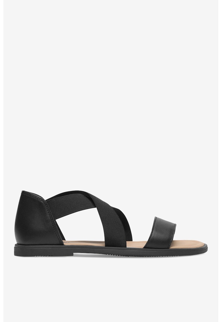 Sandale dama - model VERNIS CI12-3027-08 - negre - piele naturala -