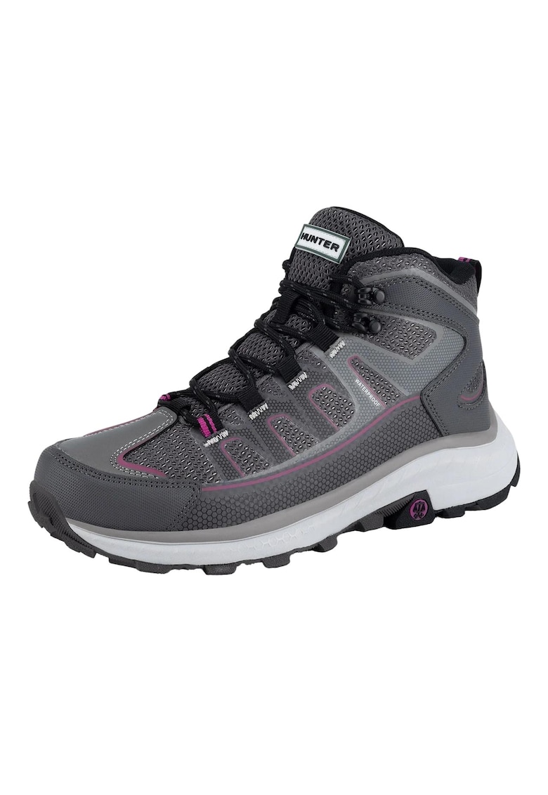 Pantofi sport dama gri - textil