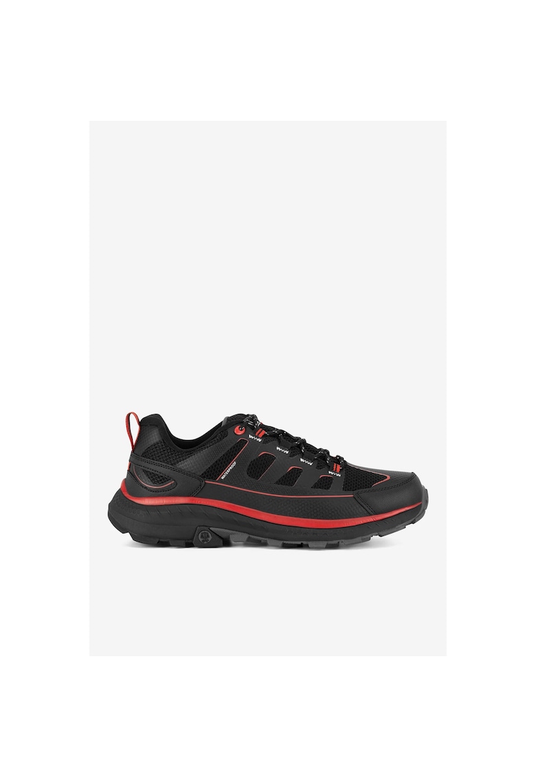 Bocanci trekking PEAK RT LOW WP - negru - material textil -