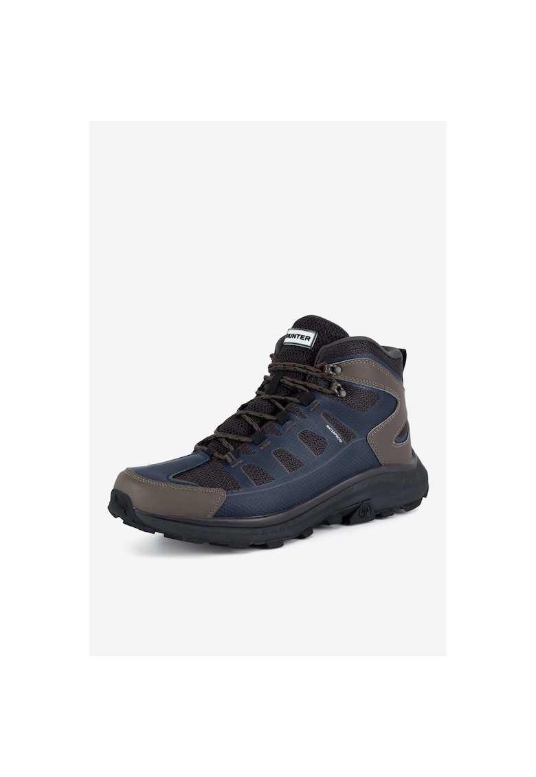 Pantofi sport pentru barbati textil - bleumarin/maro -