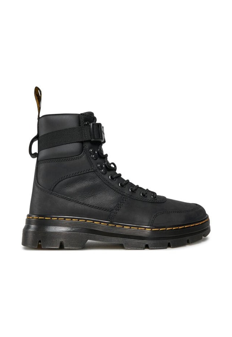Ghete dama Dr.Martens Combs Tech Leather - piele - negru