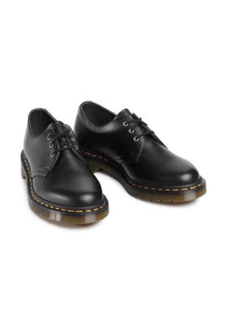 Mocasini dama  1461 Vegan - piele ecologica - negru