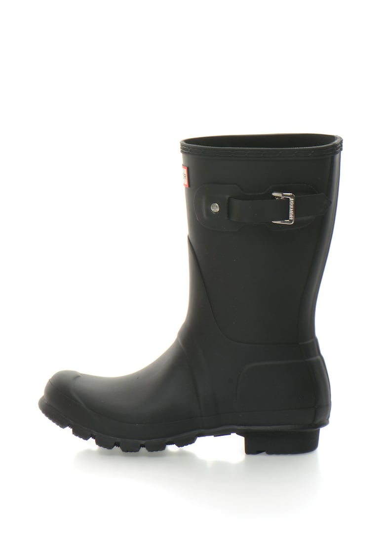 Cizme medii impermeabile de ploaie cu bareta decorativa