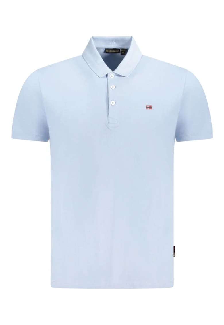 Tricou polo barbati - cu mini logo brodat - Regular fit -