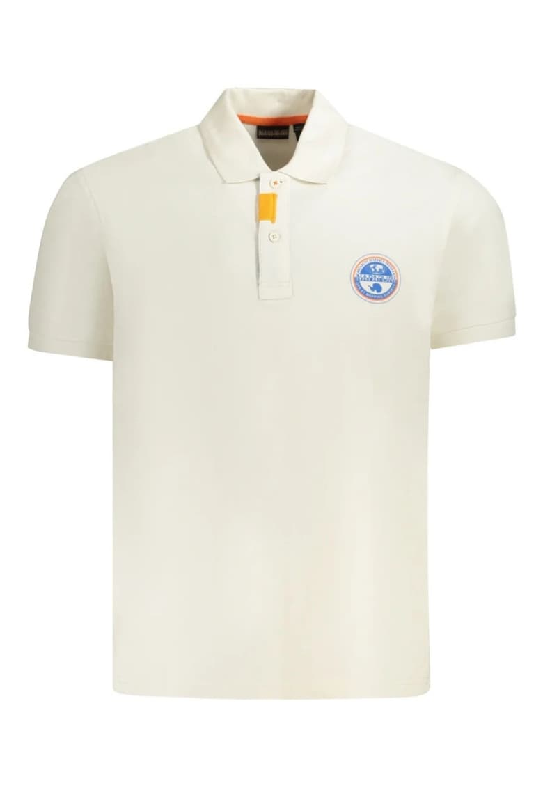 Tricou polo barbati - cu imprimeu cu logo - Regular fit -  Bleumarin