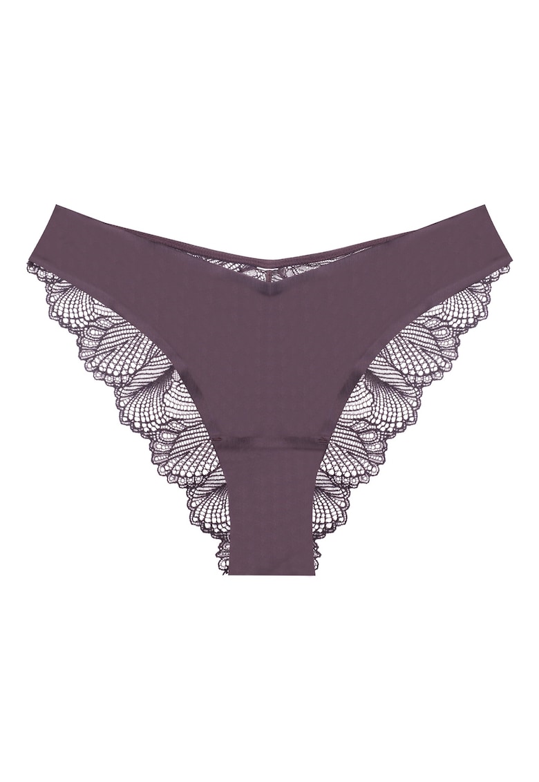 Chiloti de tip figi dama Idalis Bronz de ciocolata