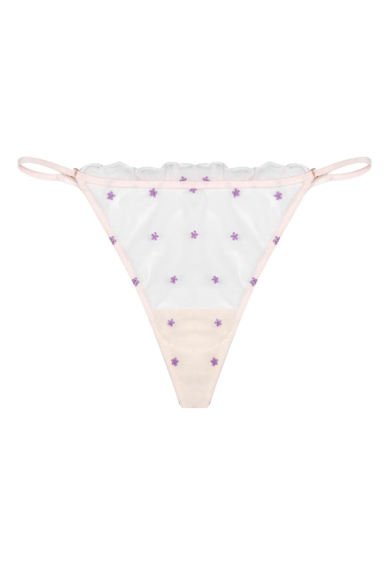 Chiloti tanga Holly  Alb