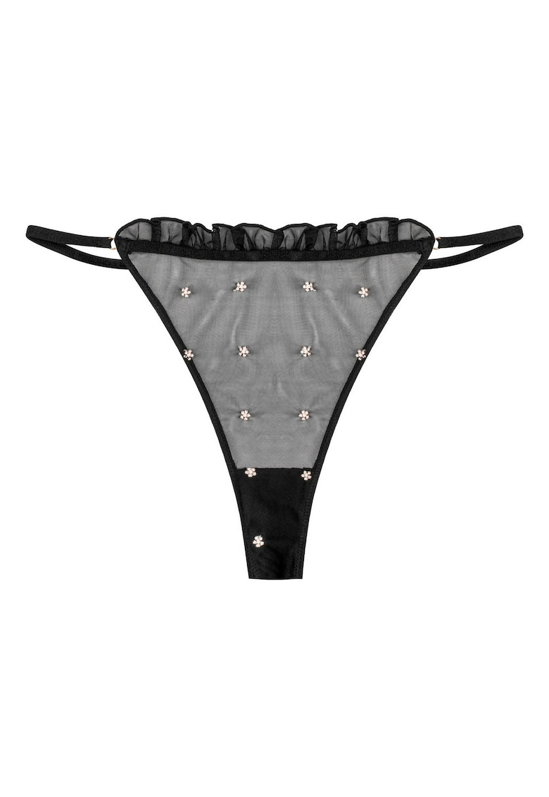 Chiloti tanga Holly Negru