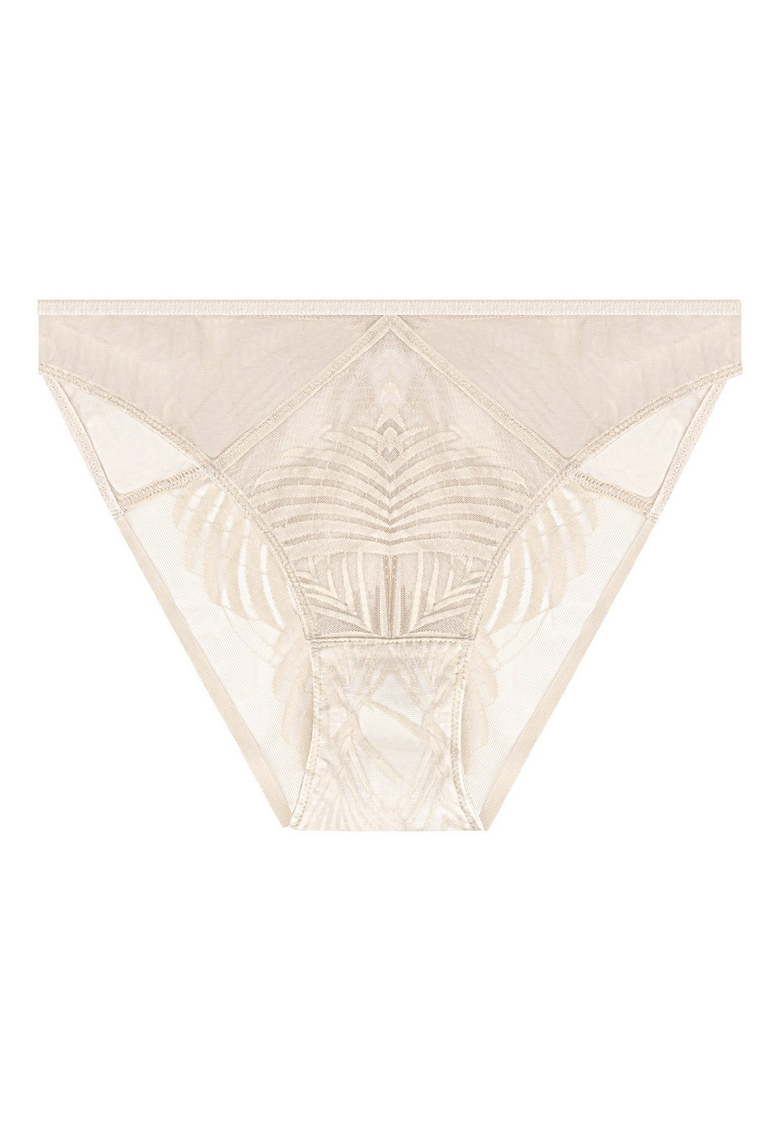 Chiloti de tip figi Nacre Bej de nisip