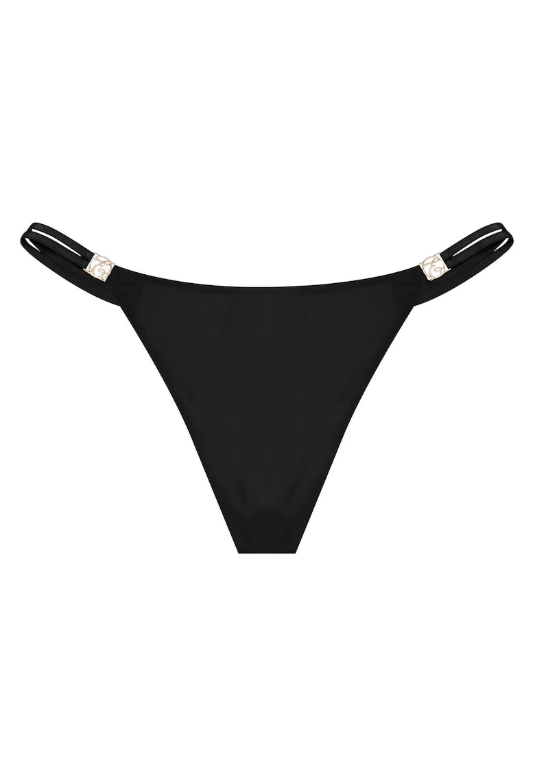 Chiloti tanga Nuts Negru - Negru