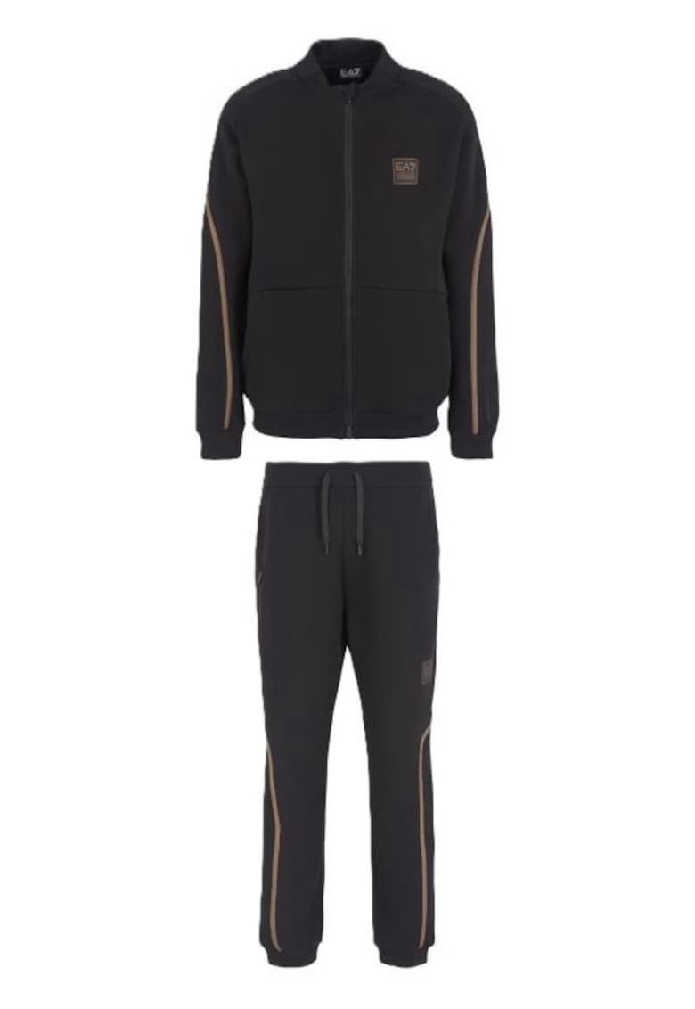 Trening  pentru Barbati - m t-suit t-top fz ch copl - 6DPV62-PJODZ-1200 - Negru