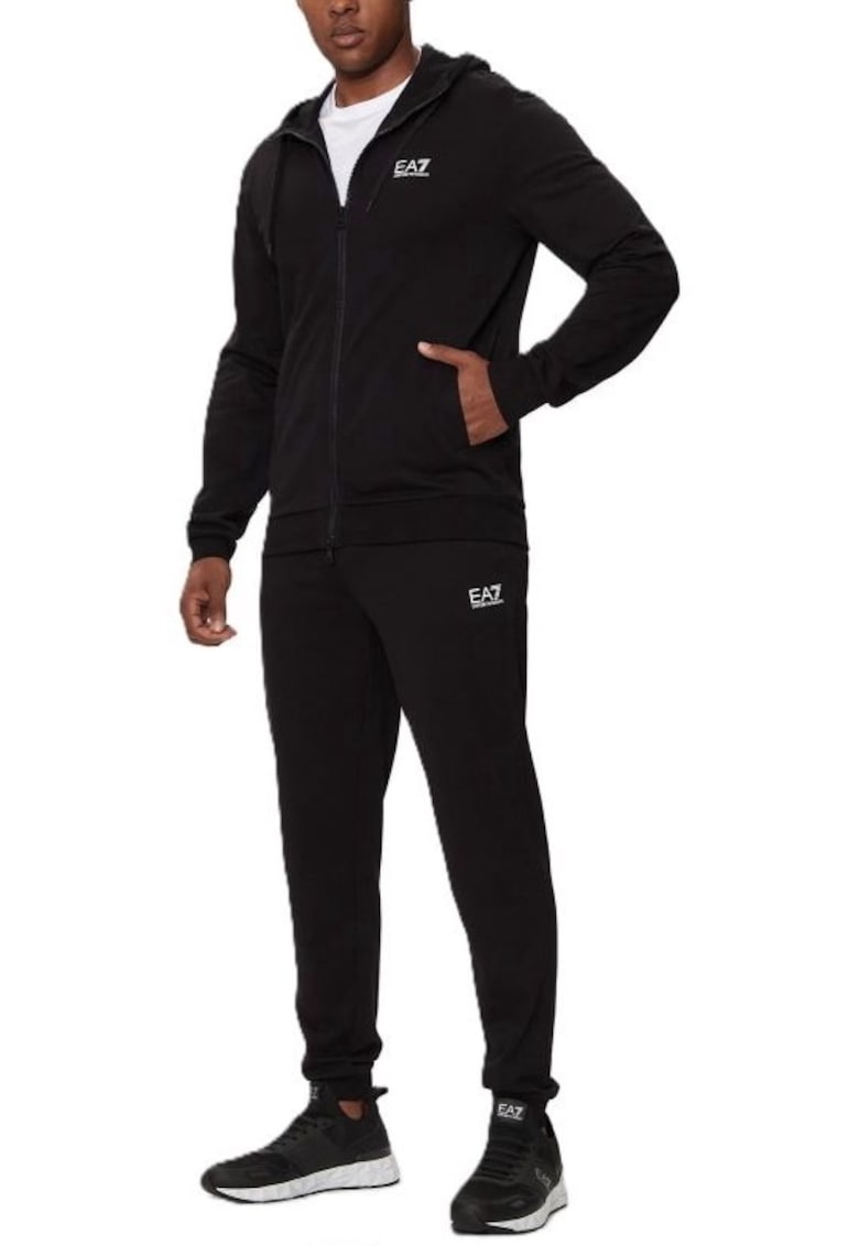 Trening pentru Barbati - m t-suit hoodie fz ch coft cc - 8NPV63-PJVRZ-1200 - Negru - Negru