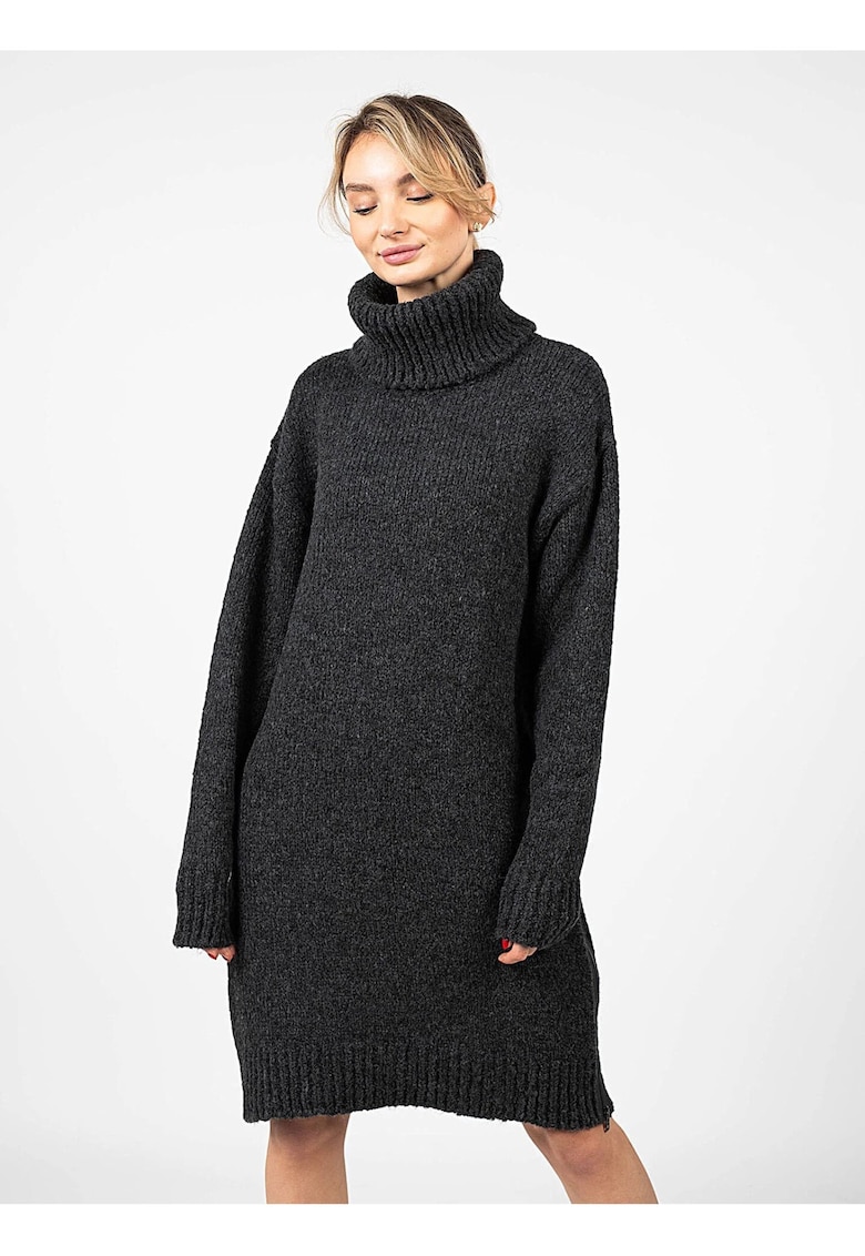La Haine Inside Us Rochie pulover cu guler inalt -