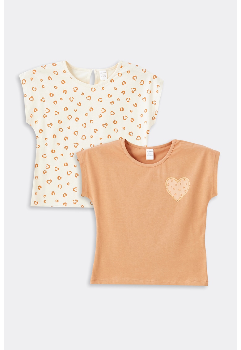 Set de tricouri din bumbac - 2 piese