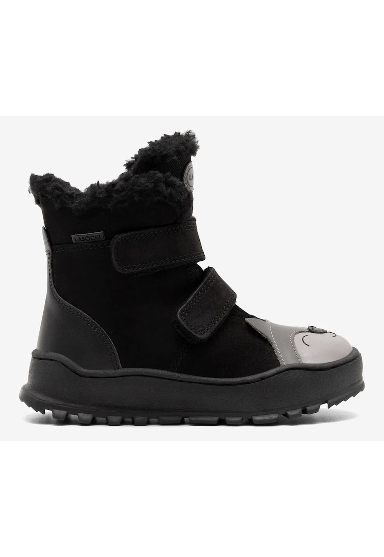 Ghete baieti Piele - 79764 - Negru