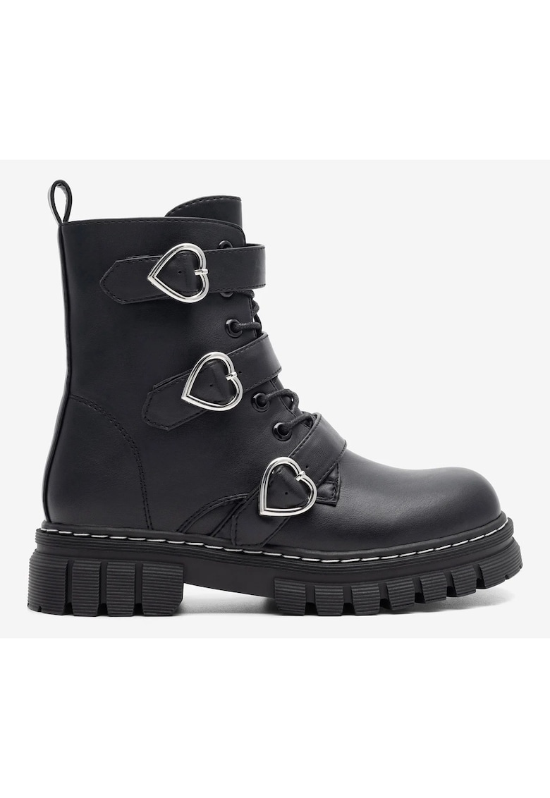 Ghete fete 5905588778691 - Sintetic - Negru - Negru