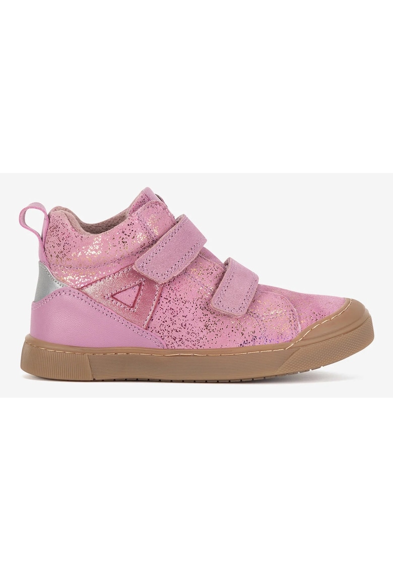 Ghete din piele intoarsa pentru fete - Roz