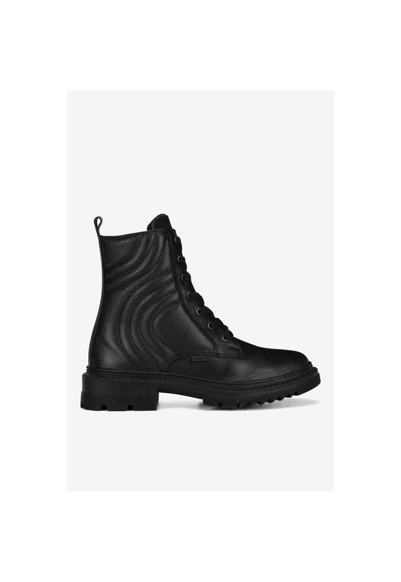 Ghete fete 5905588884729 - Piele naturala - Negru