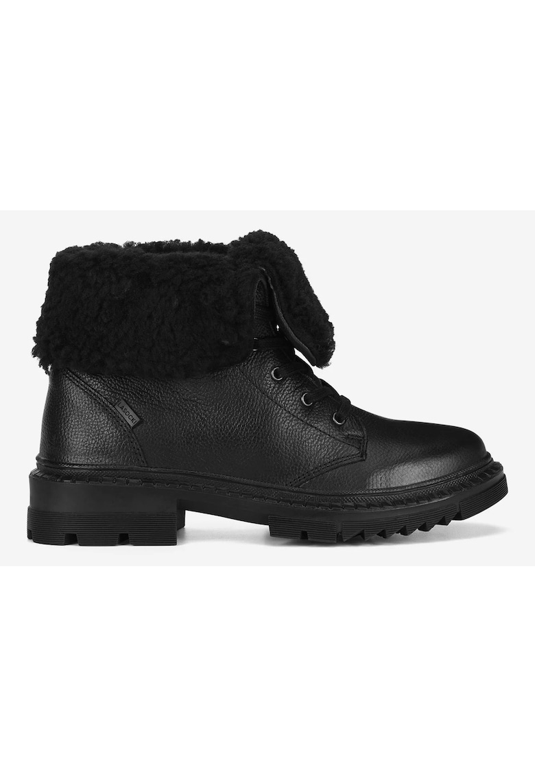 Ghete fete 5905588884712 - Piele naturala - Negru