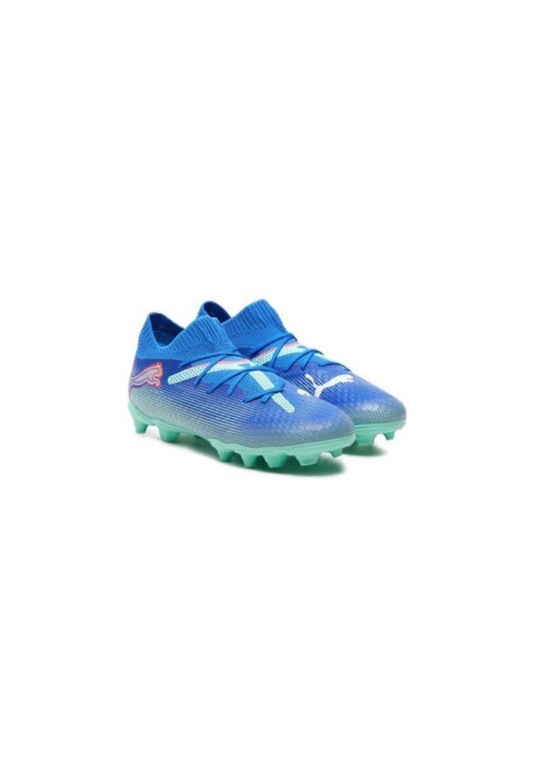 Ghete de fotbal barbati 304532481 - Piele ecologica - Albastru - Albastru
