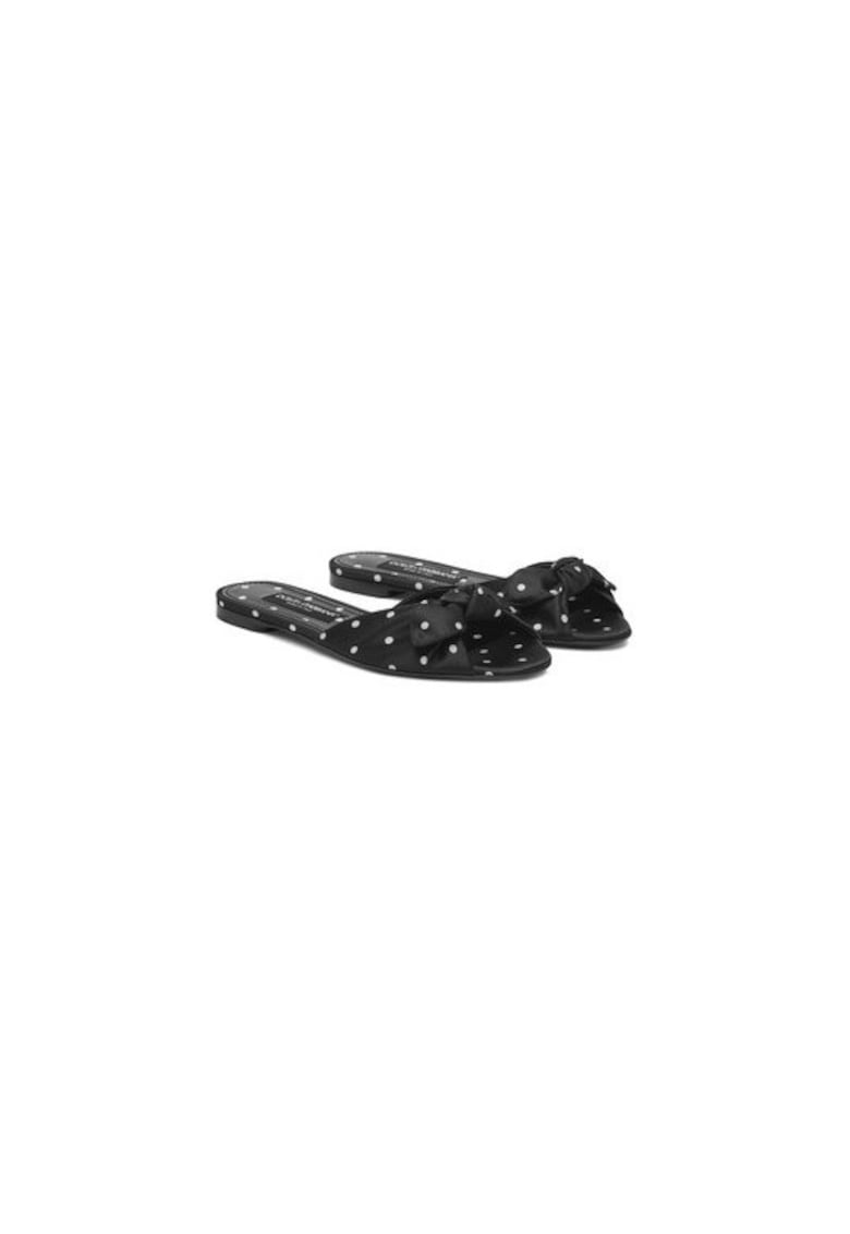 Papuci dama 305315793 - Textil - Negru - Negru