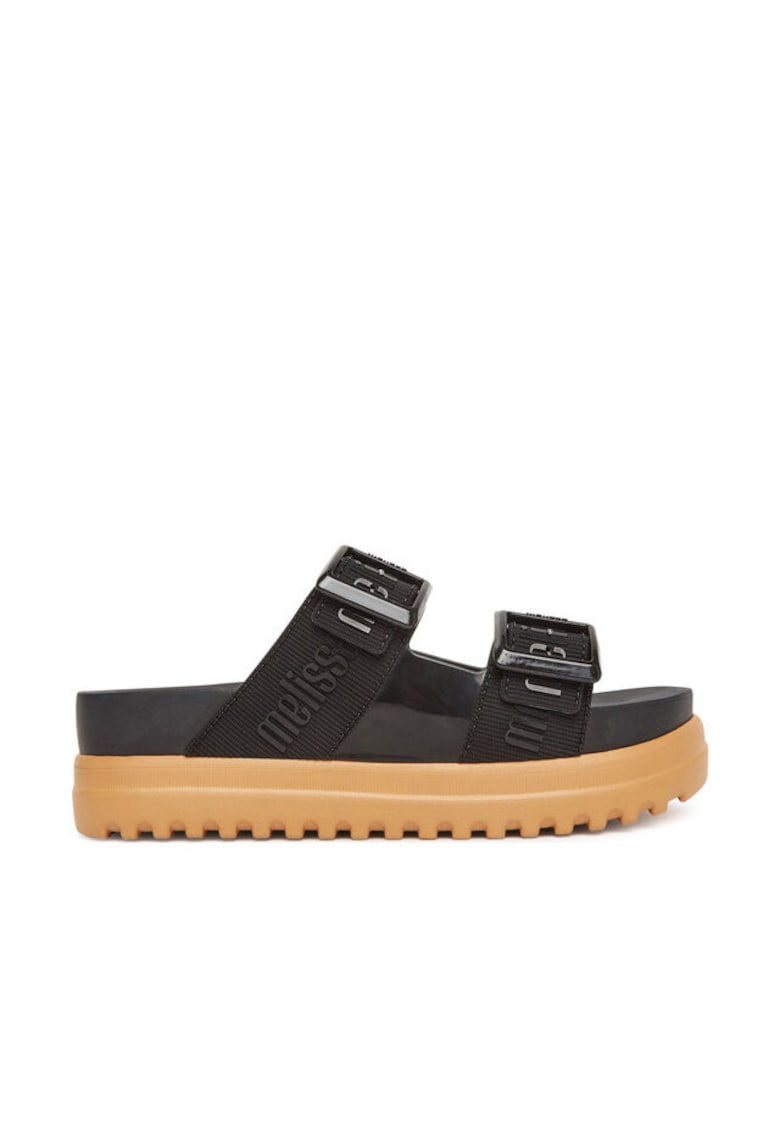 Papuci dama 304605444 - Sintetic - Negru - Negru