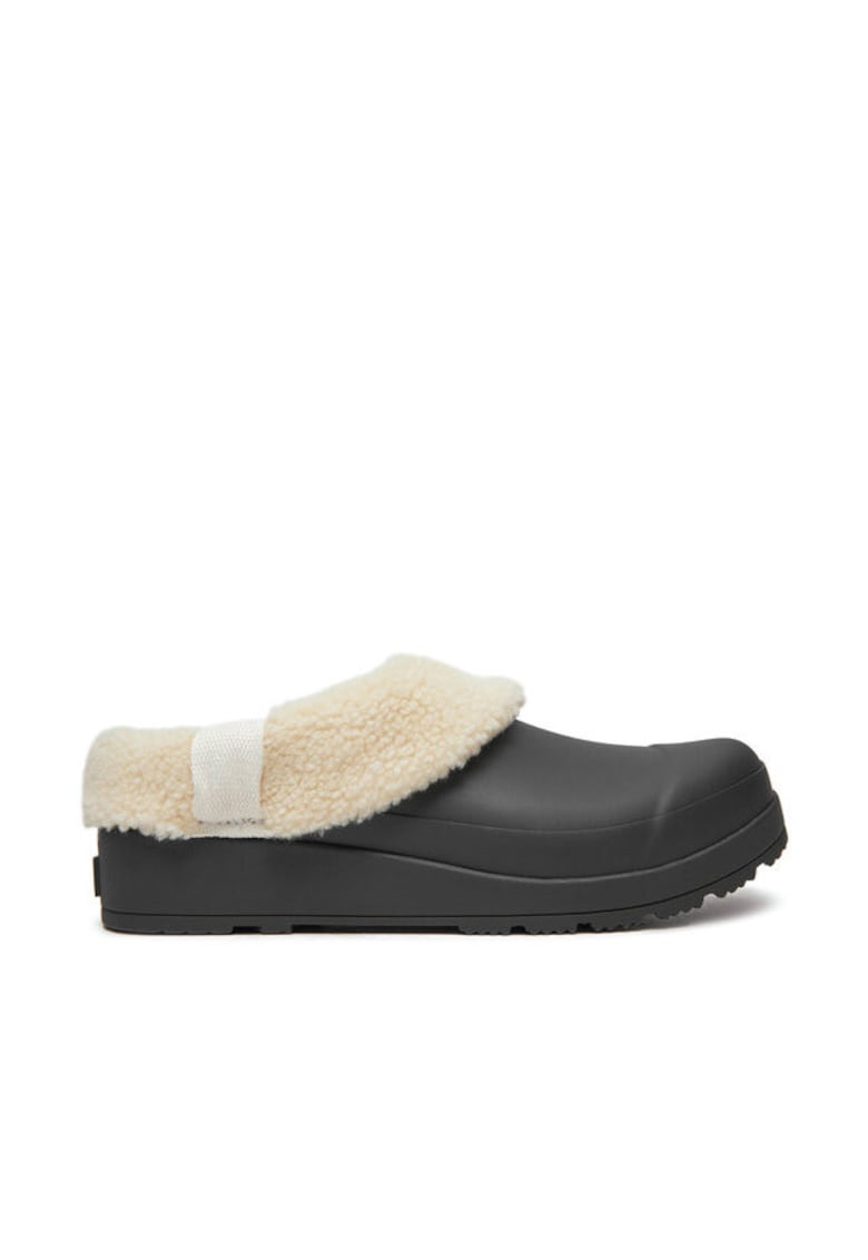 Papuci dama 304969300 - Sintetic - Negru - Negru