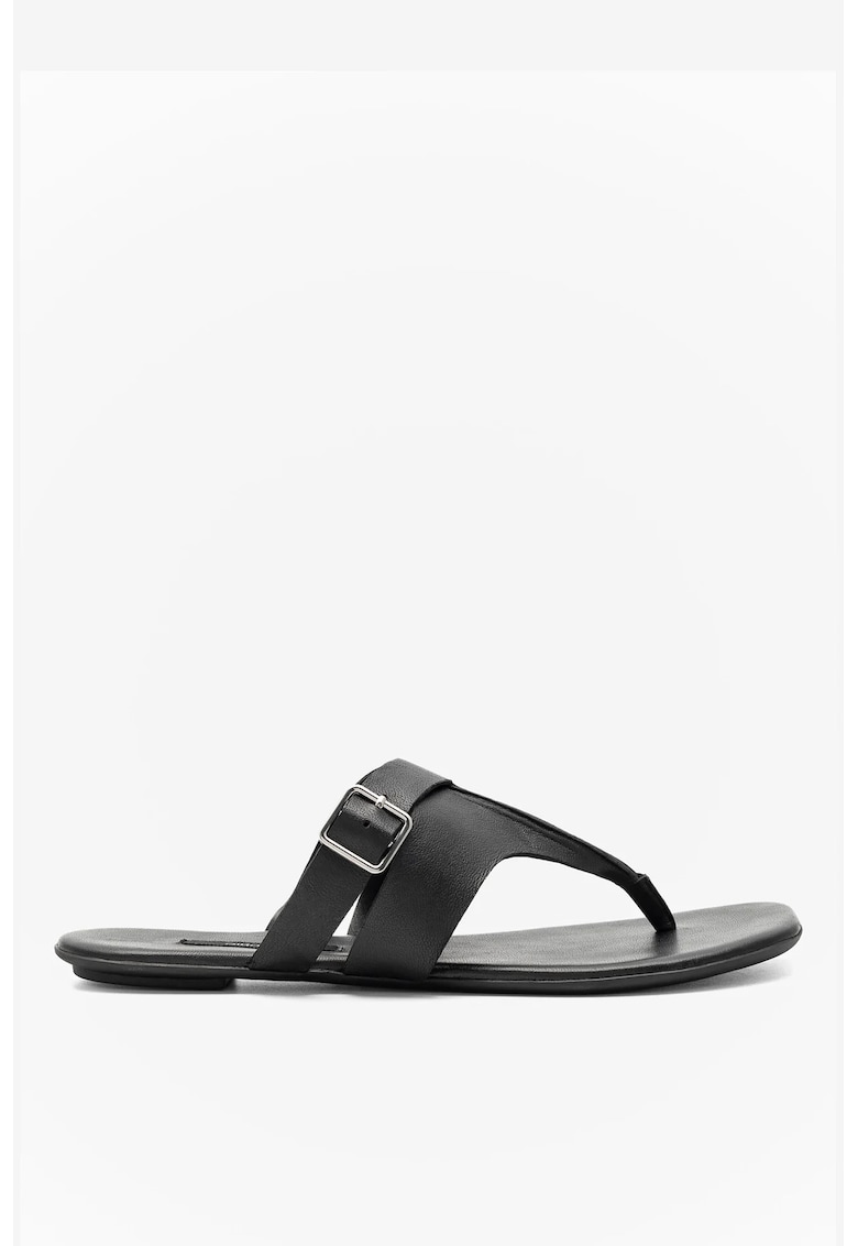 Papuci dama 5904862825205 - Piele naturala - Negru - Negru