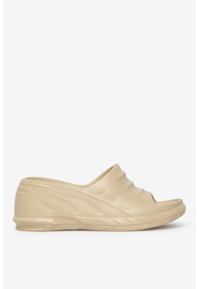 Papuci dama 5905588522553 - Sintetic - Galben